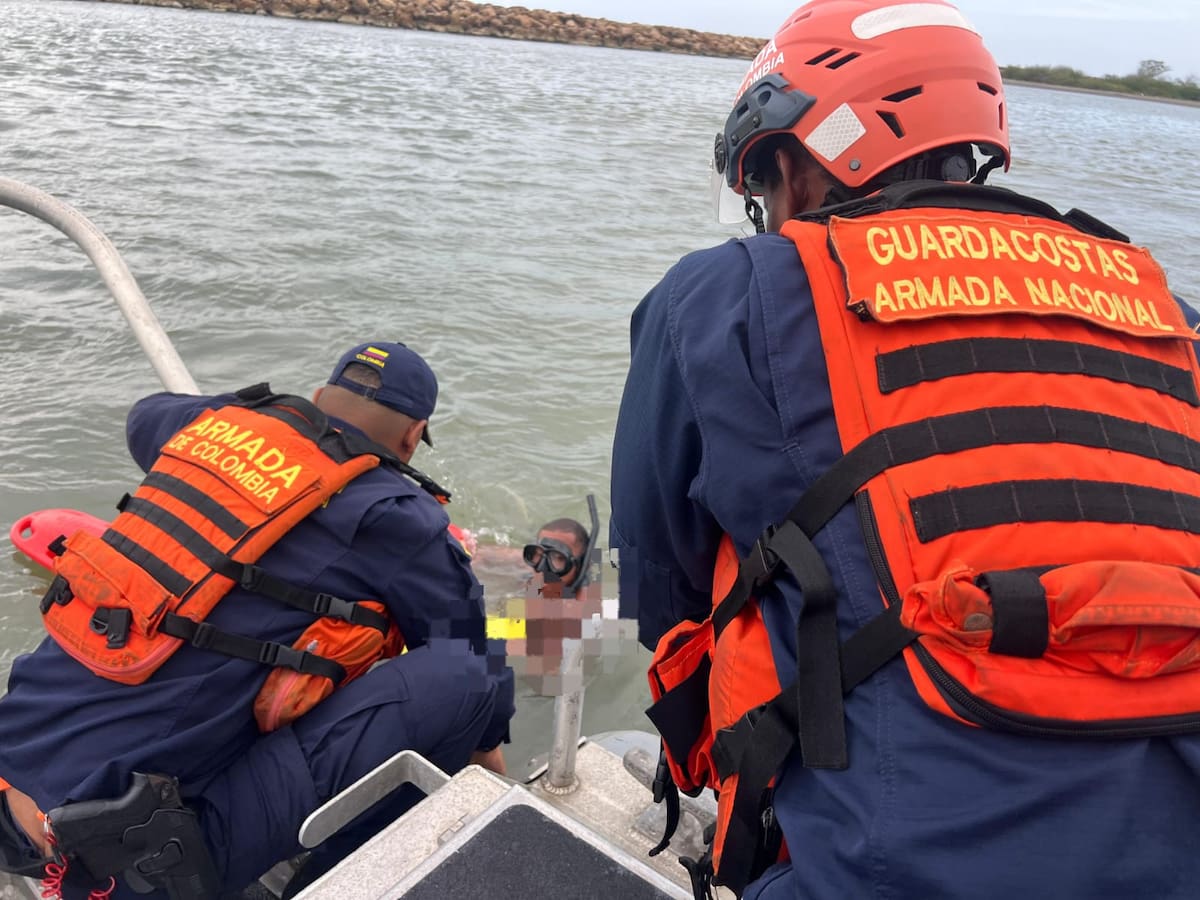 Menor de edad, al parecer ahogado, fue encontrado por guardacostas en la zona norte de Cartagena