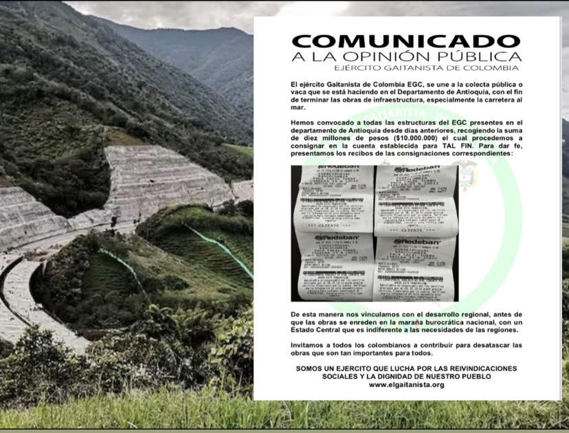 El gremio de los comerciantes en Antioquia se unió también a la red de apoyo de la 'vaca' por las vías 4G. Foto: cortesía.