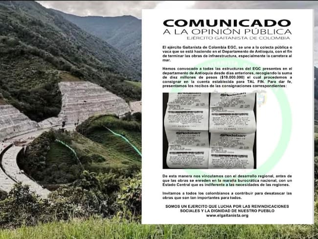 El gremio de los comerciantes en Antioquia se unió también a la red de apoyo de la 'vaca' por las vías 4G. Foto: cortesía.