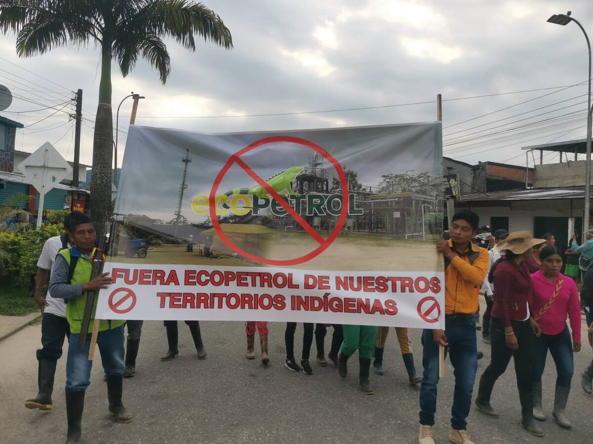 La comunidad indígena U´wa protesta en contra de Ecopetrol