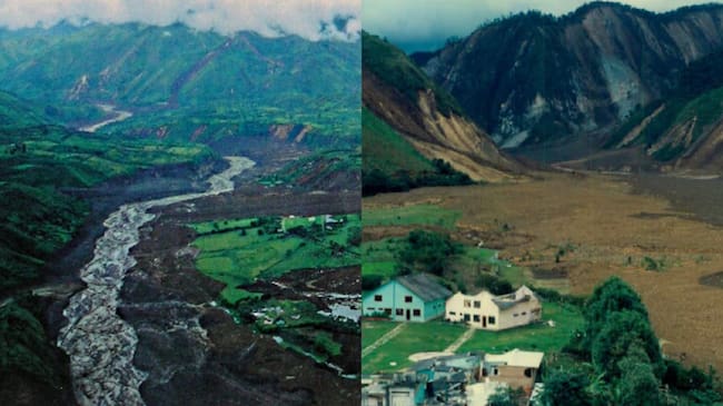 Catástrofe Páez, Cauca - Fotografías archivo SGC