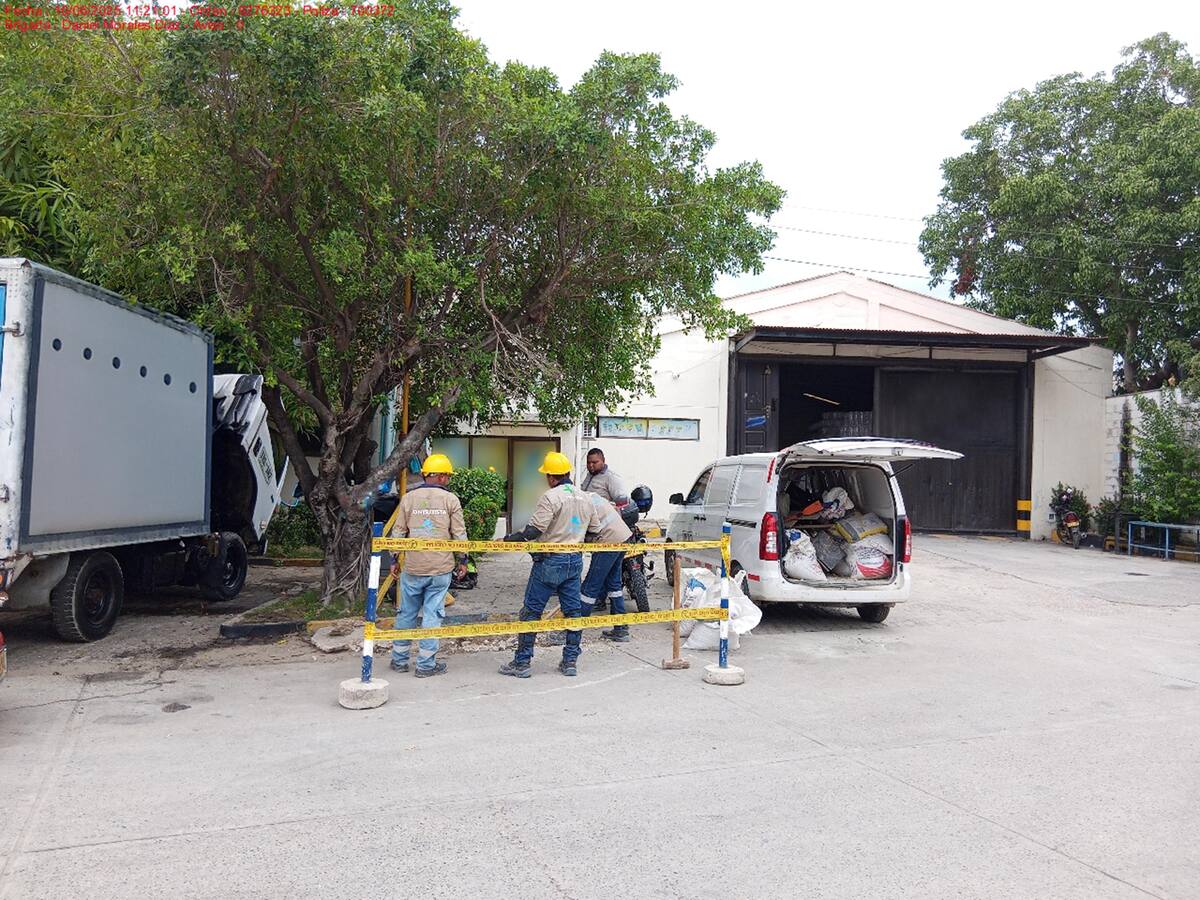 Aguas de Cartagena detectó presunta conexión ilegal en bodega de Ternera