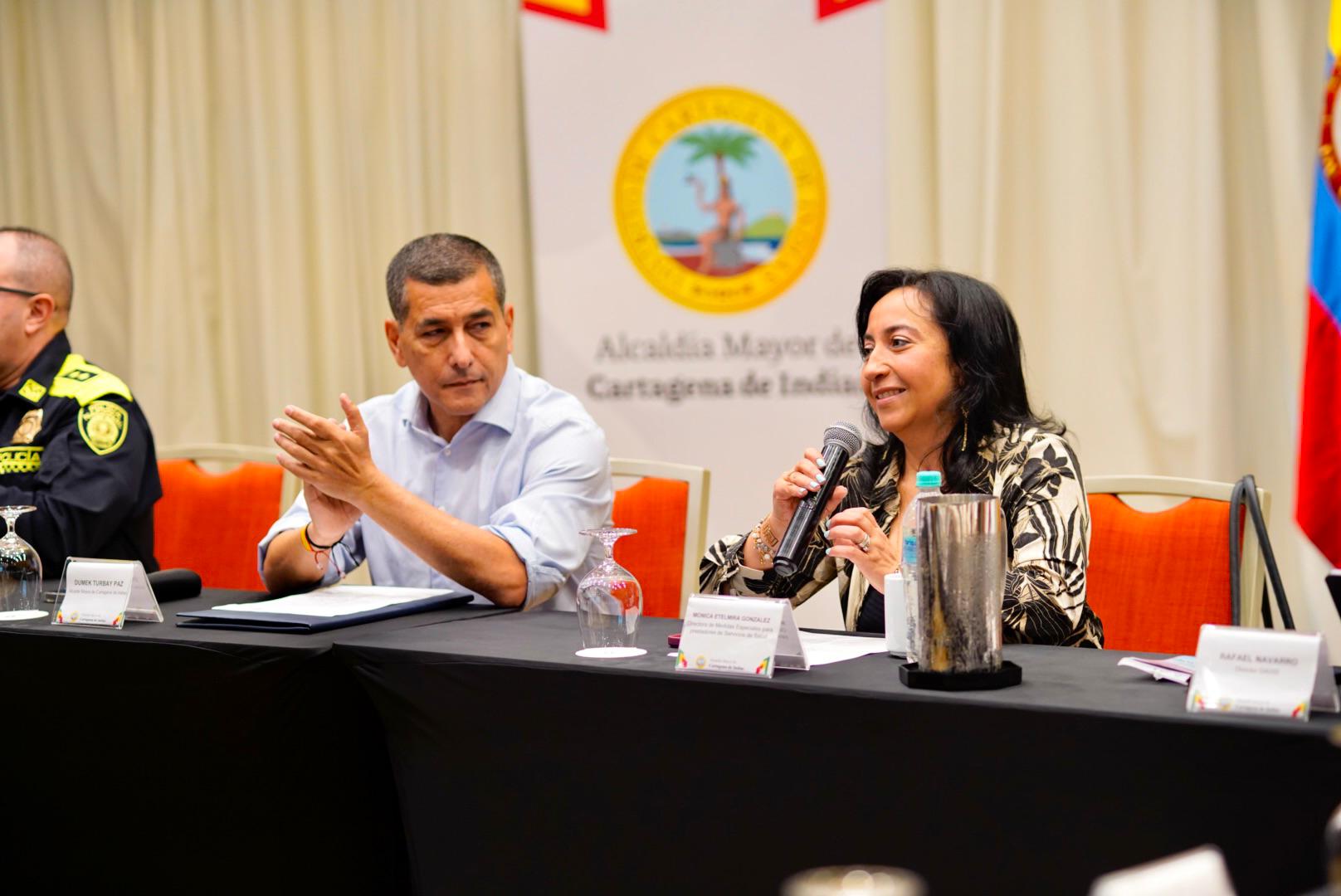 El alcalde Mayor, Dumek Turbay, y la Superintendencia de Salud dieron el anuncio y prometieron hacer equipo para fortalecer la salud y la prevención en los barrios