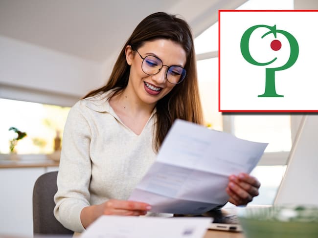 Imagen de referencia de declaración de renta y logo de Colpensiones. Fotos: Getty Images / Colpensiones