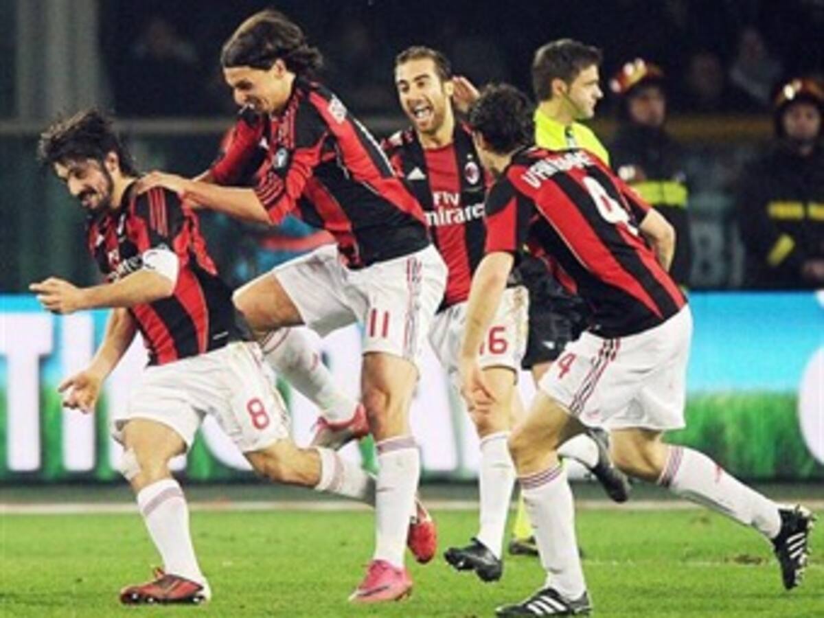 Gattuso da el triunfo al Milan en Turín