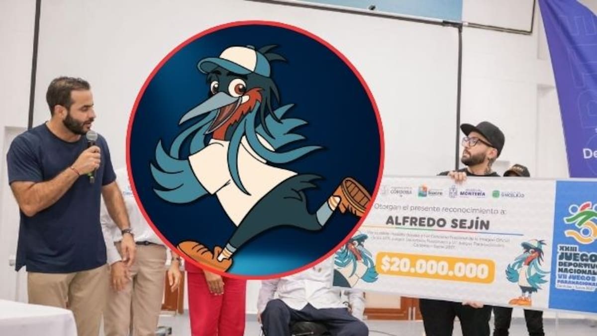 Naki, la garza Agami, es la mascota oficial de los Juegos Nacionales Córdoba-Sucre 2027