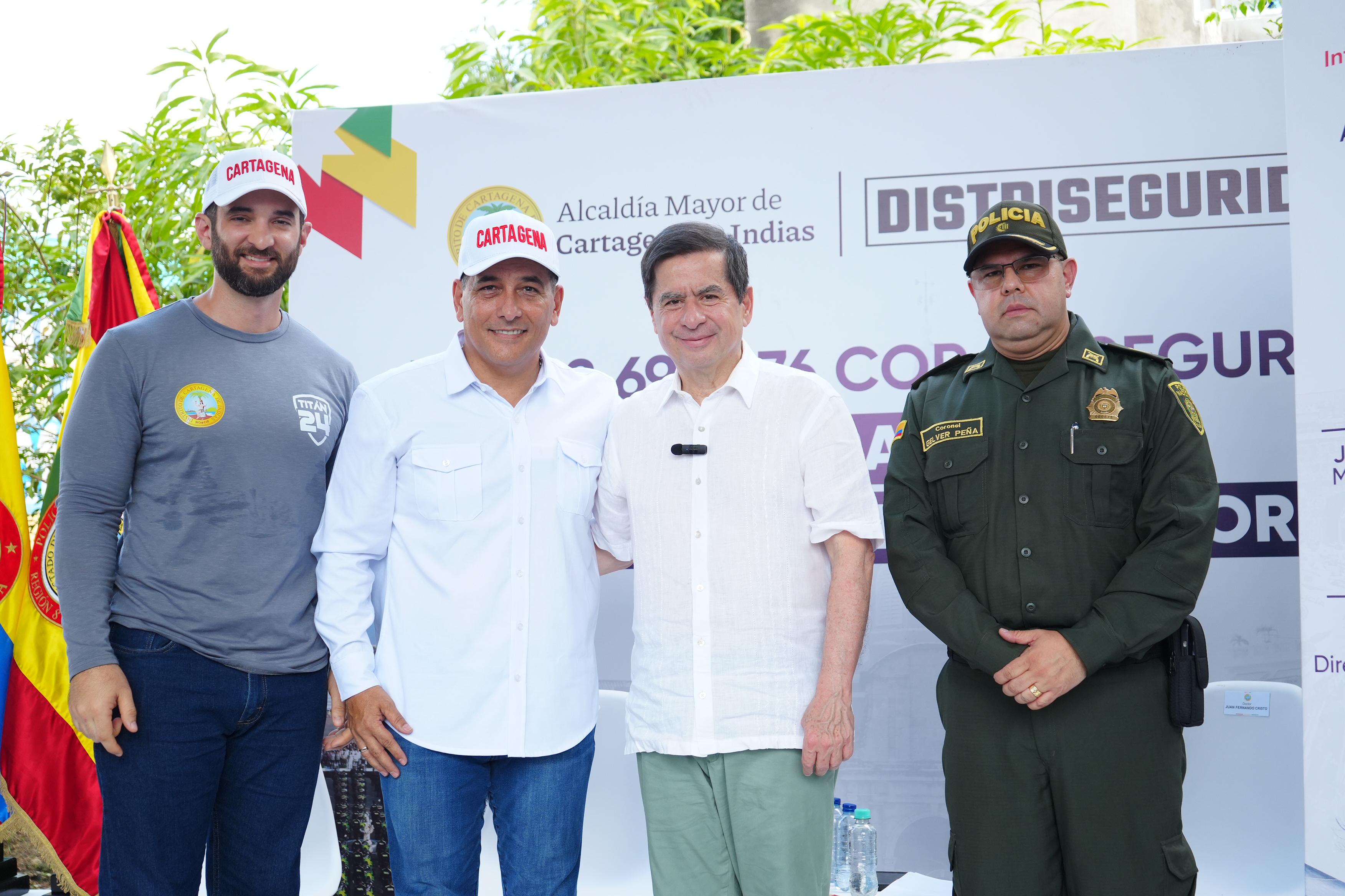15 mil millones de pesos serán invertidos en la seguridad de Cartagena