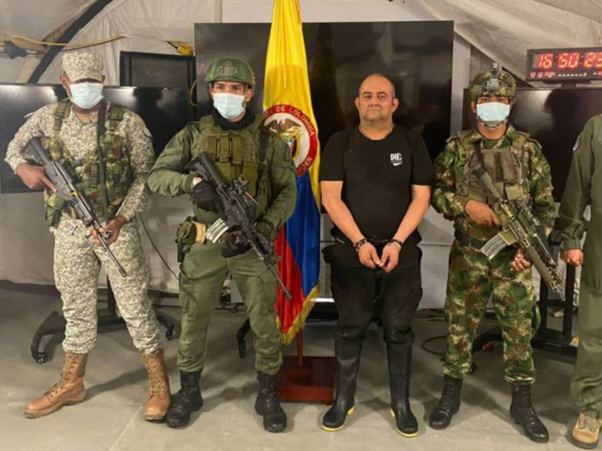 Advierten posible disputa entre bandas debido a la captura de 'Otoniel'