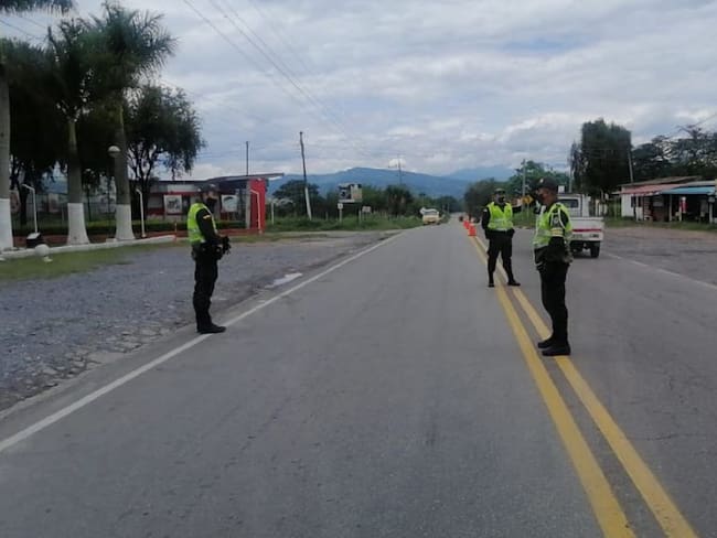 Cercada el Área por la policía