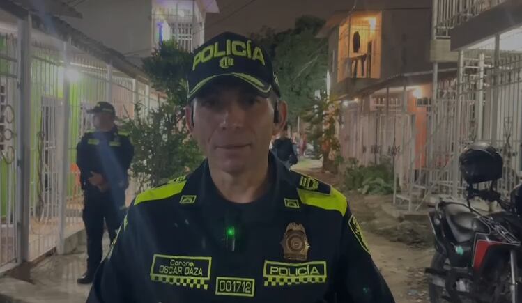 Coronel óscar Daza, subcomandante de la Policía Metropolitana
