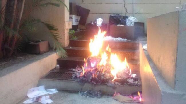 Más de dos mil tarjetones fueron incinerados en zona rural del municipio de Teorama