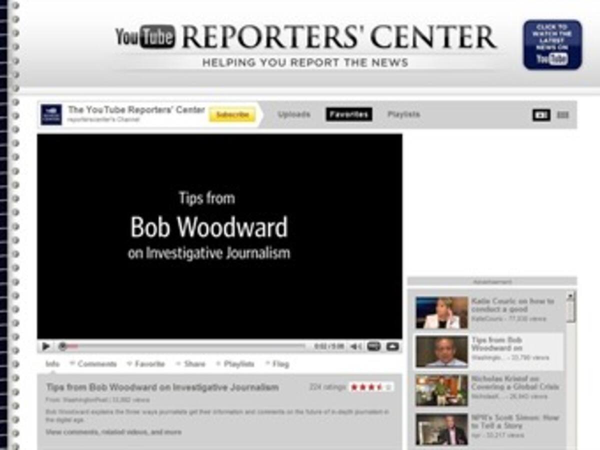YouTube enseña periodismo