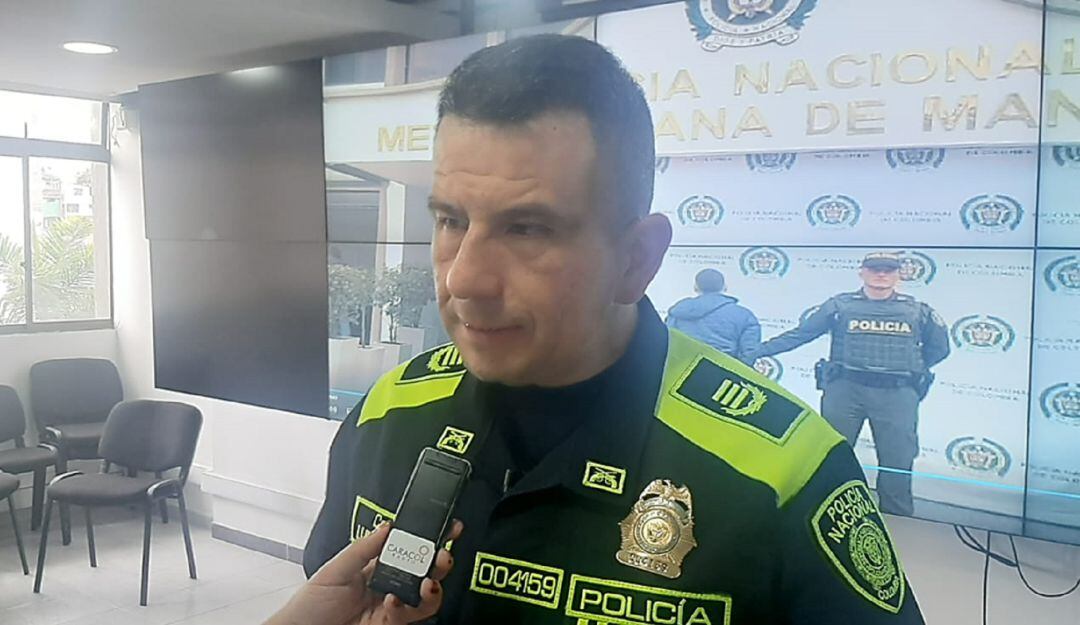 Coronel Luis Fernando Arcos Álvarez, comandante de la Policía Metropolitana