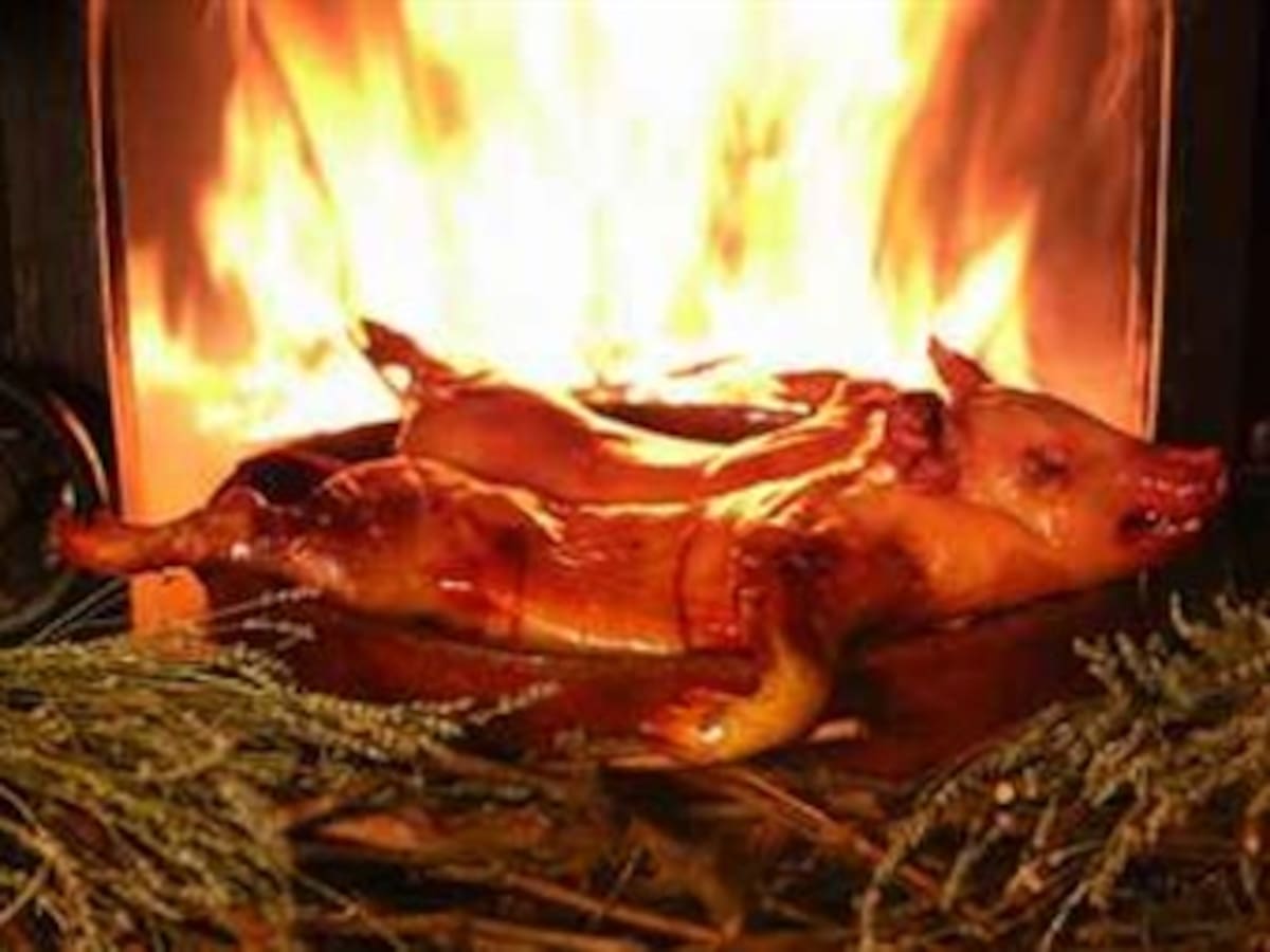 El cochinillo de Segovia se hace popular en el Hay Festival
