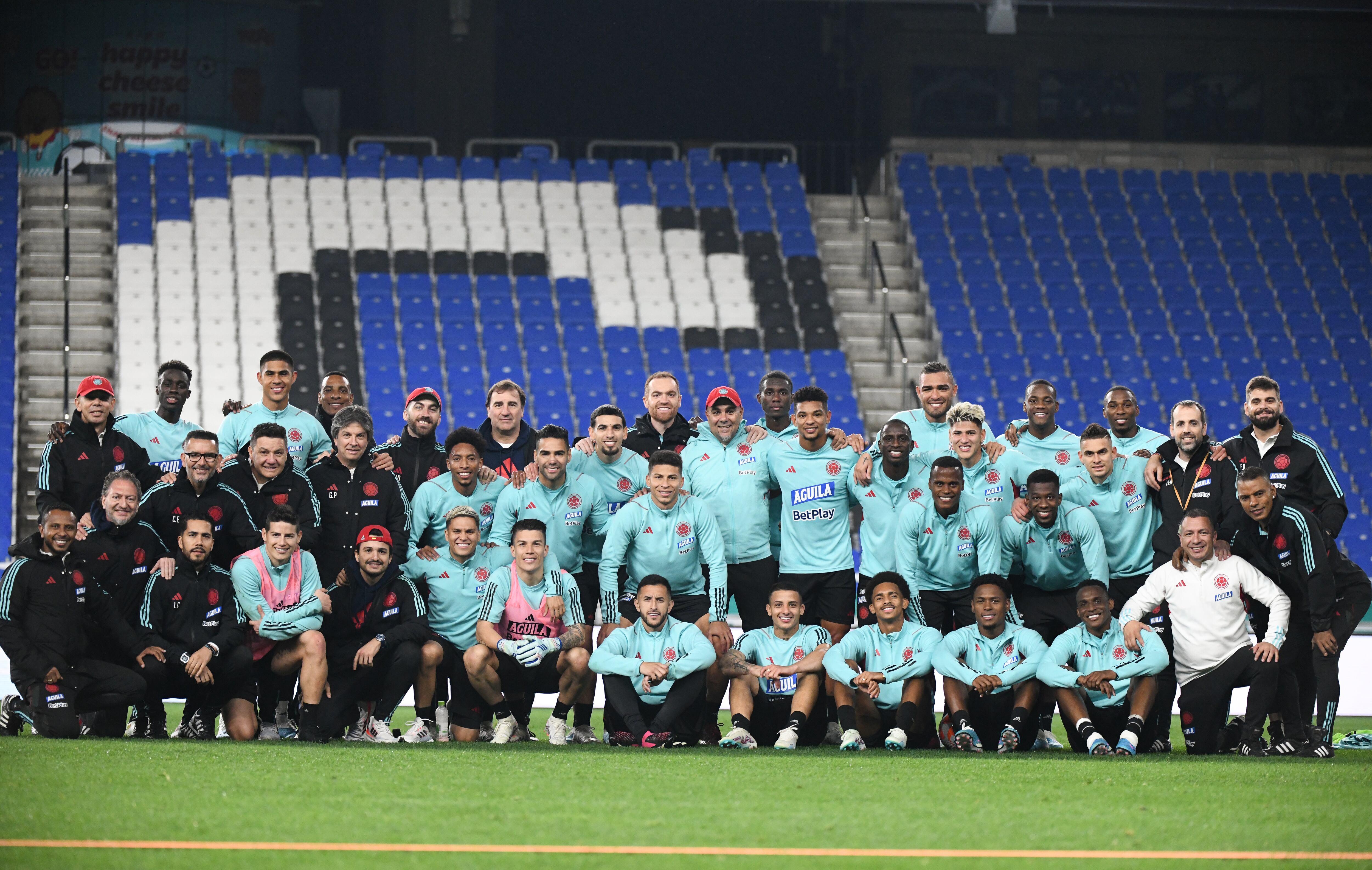Selección Colombia en entrenamiento en el estadio Munsu en Ulsan, Corea del Sur / Foto: FCF