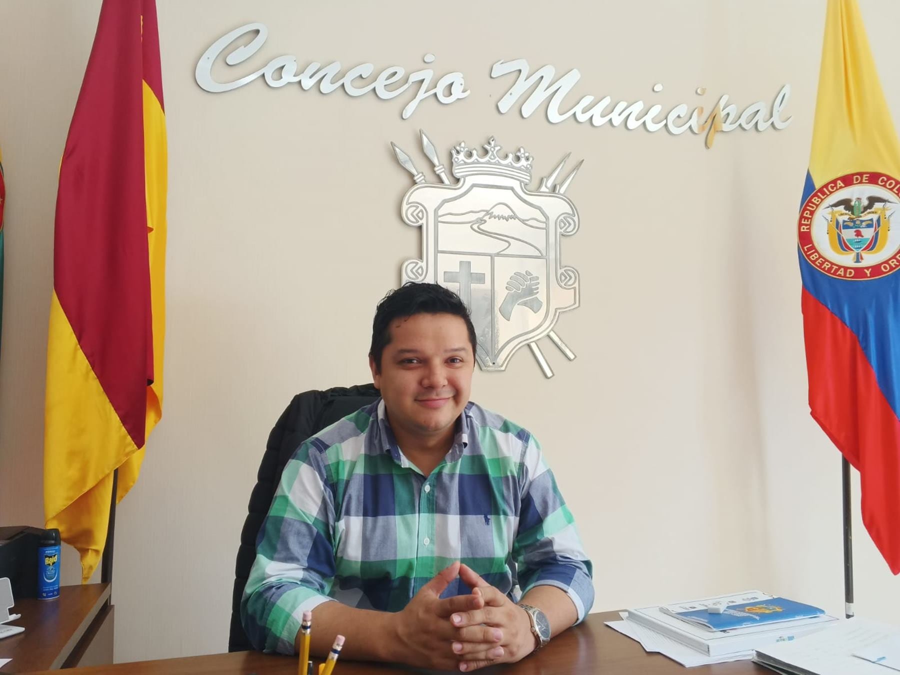 Camilo Acevedo, presidente del Concejo de Ibagué