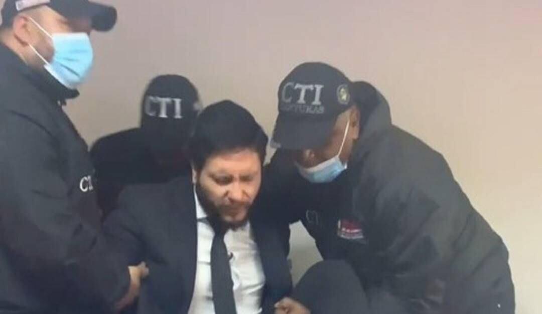 Miguel Camilo Parra Niño en la Audiencia de acusación