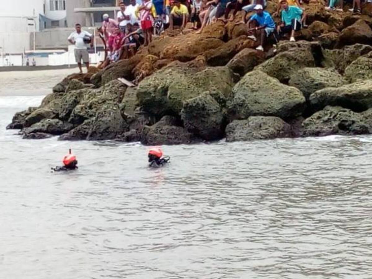 Armada Nacional no cesa la búsqueda de joven desaparecido en las playas de Crespo