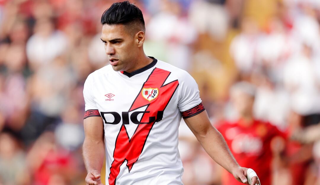 Falcao acumula 122 minutos jugados con el Rayo Vallecano.