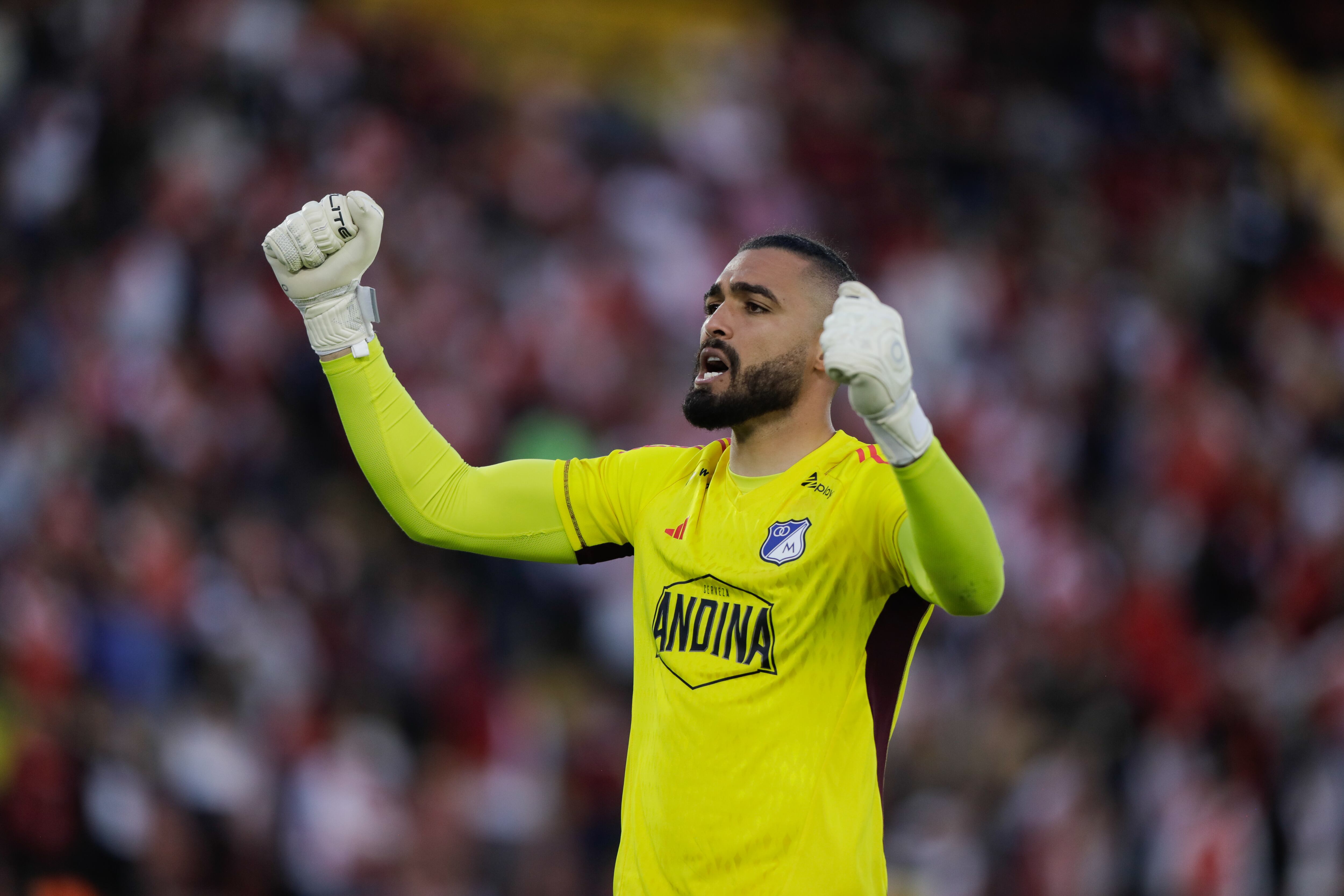 Álvaro Montero, portero de Millonarios. (Photo by Andres Rot/Getty Images)