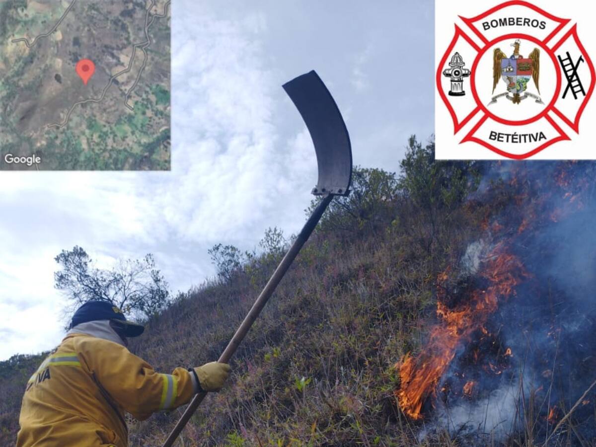 Bomberos logran controlar el 95% de un incendio forestal en Beteitiva