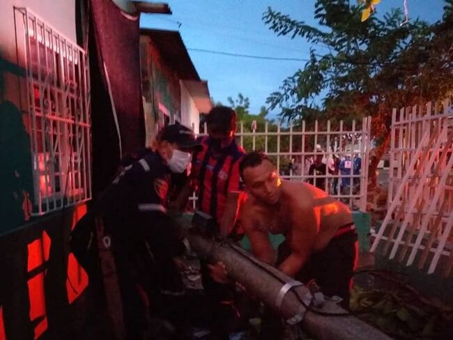 Vendaval provoca 25 llamados de auxilio en Ciénaga, Magdalena