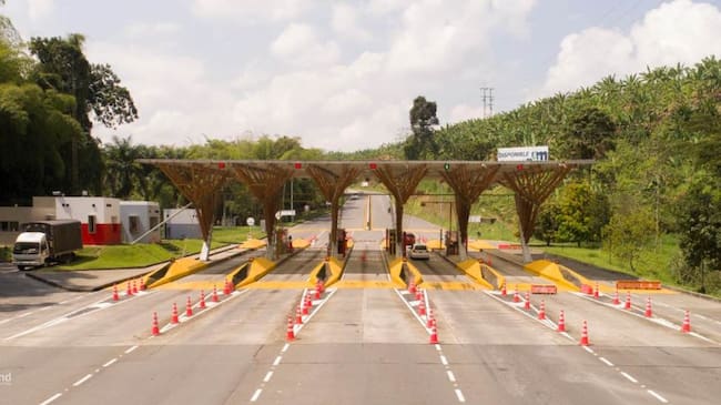 Peaje Pavas entre Manizales y Chinchiná. Foto: centrodeinformacion.manizales.gov.co.