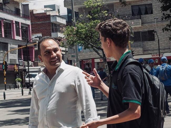 León Mario Bedoya, candidato a la Alcaldía de Itagüí, Antioquia. Foto: Cortesía.