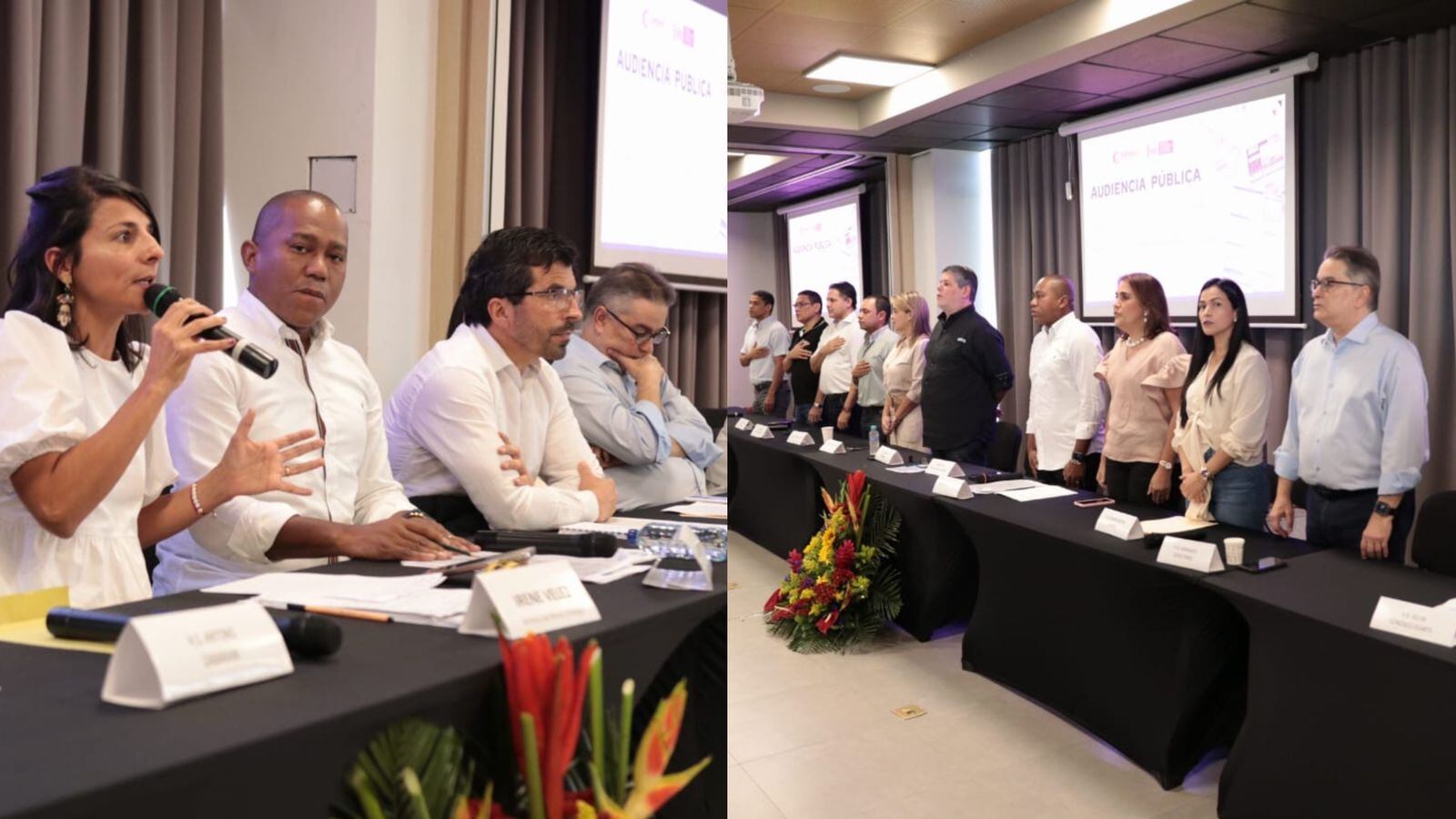 Audiencia pública convocada en Santa Marta por la Comisión Accidental de seguimiento a Air-e y Afinia