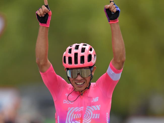 ¡Se viste de Tricolor!: Sergio Higuita, nuevo campeón nacional de ruta