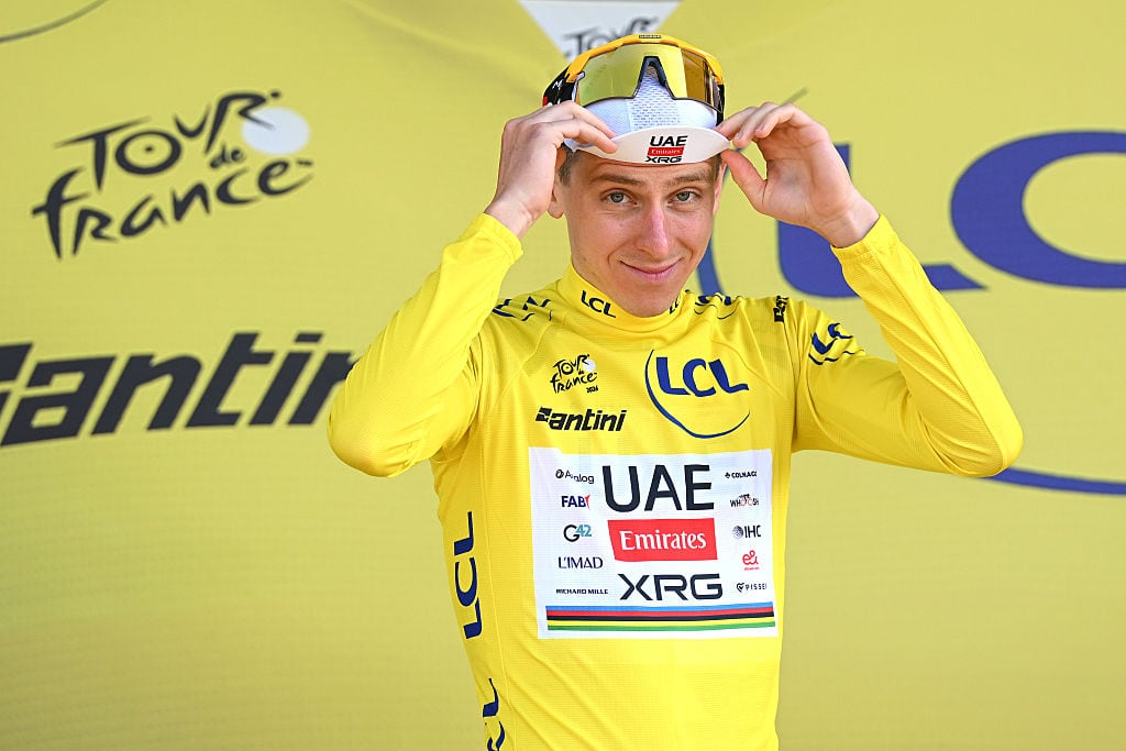 Tadej Pogacar, el líder del Tour de Francia / Getty Images