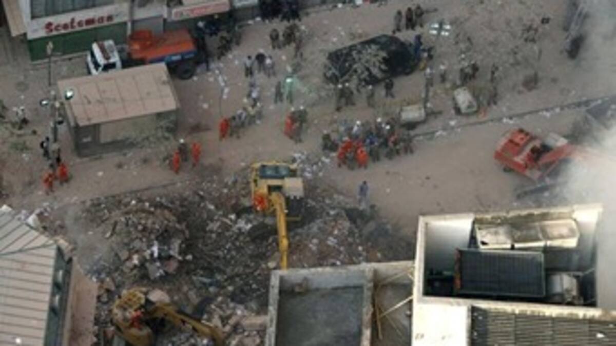 Ya son cinco los muertos por derrumbe en Rio de Janeiro