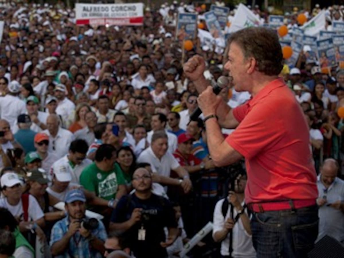 Santos agradece voto de confianza de Carlos Gaviria