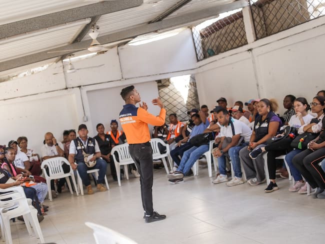 OAGRD continúa fortaleciendo la gestión del riesgo en zona norte de Cartagena