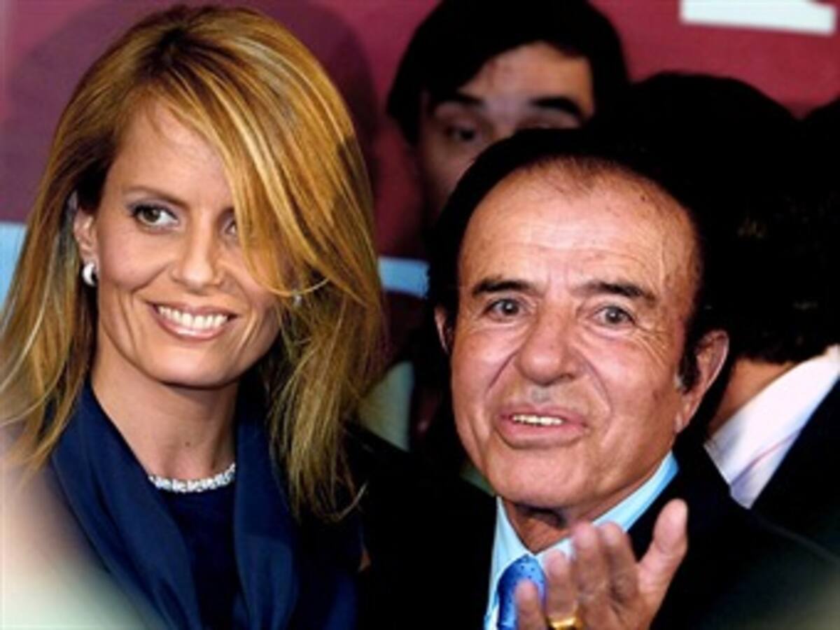 Expresidente Menem y Cecilia Bolocco están oficialmente divorciados