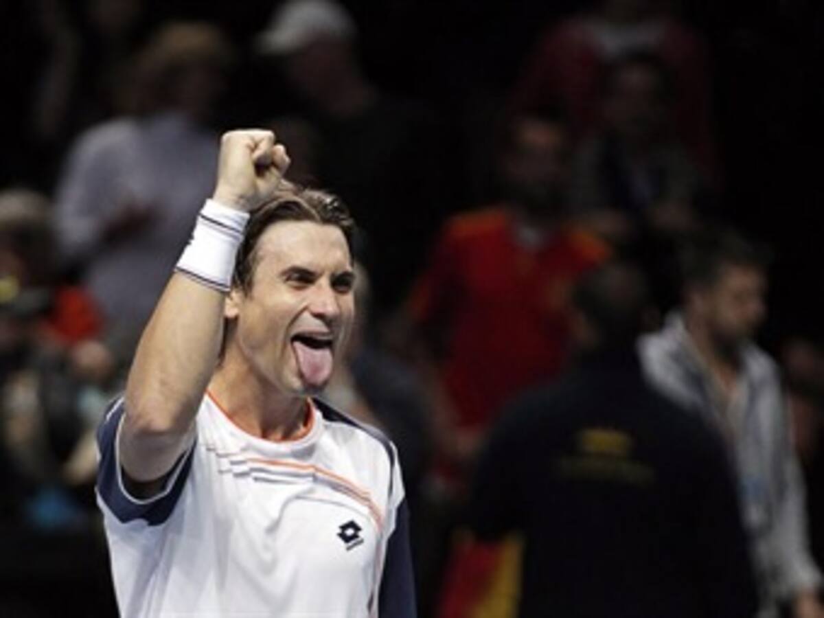David Ferrer venció a Djokovic en la Copa de Maestros de Londres