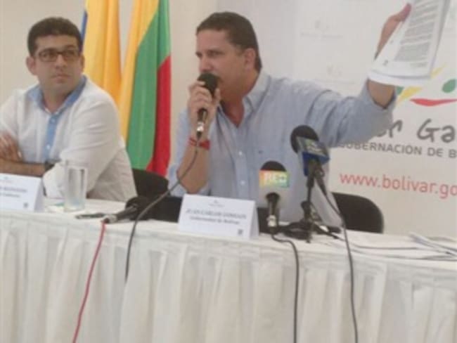 Gobernador de Bolívar denuncia intimidaciones a su teléfono personal