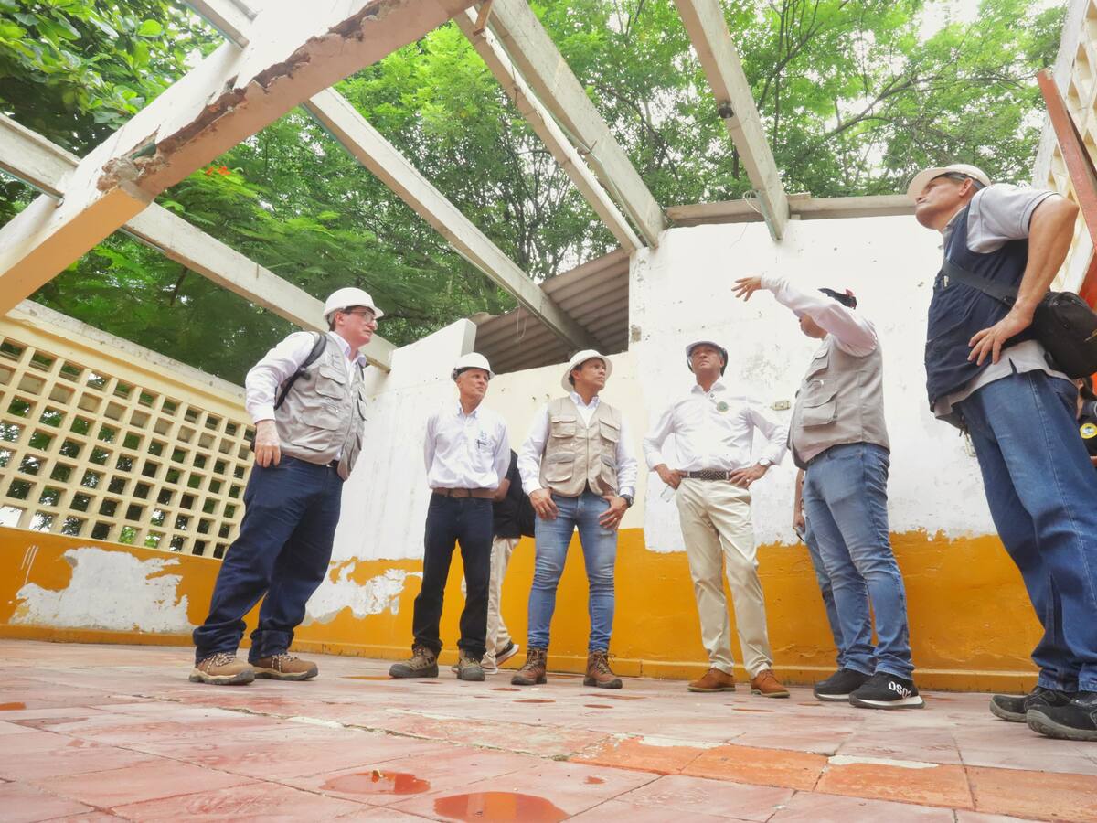 Reconstrucción de ocho instituciones educativas de Cartagena avanza en un 70%