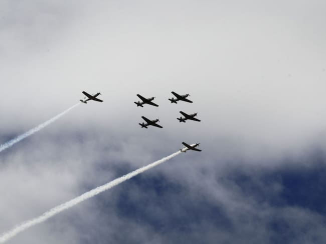 Imagen de referencia de aviones de la Fuerza Aérea. Foto: Juan Ángel