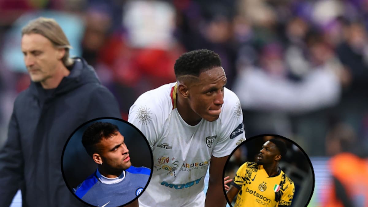 Yerry Mina cierra el año con polémicas: vea el caliente cruce con Lautaro y la agresión a Thuram