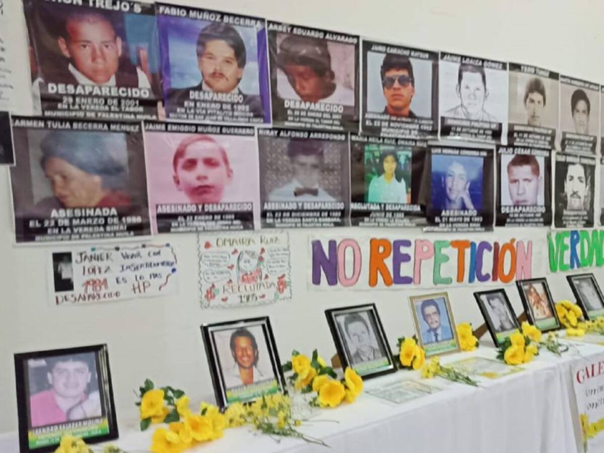 El Huila documenta 1126 desaparecidos en marco del conflicto armado