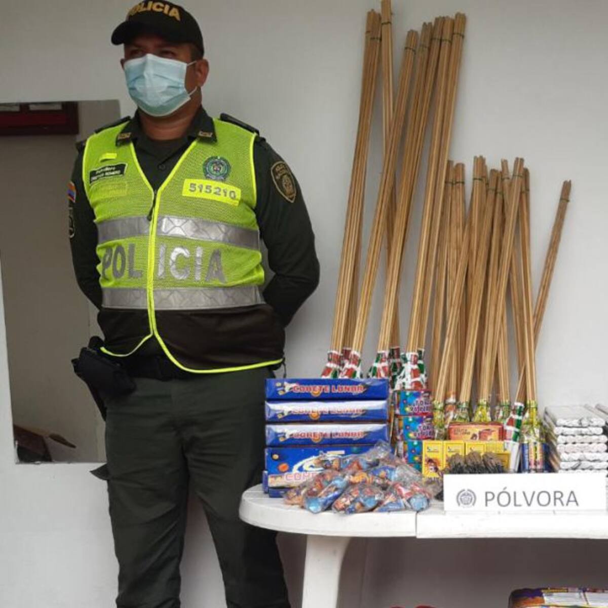 Policía incauta 270 kilos de pólvora en el Valle del Cauca