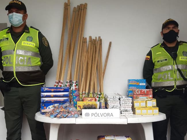 Policía del Valle del Cauca incauta 270 kilos de pólvora