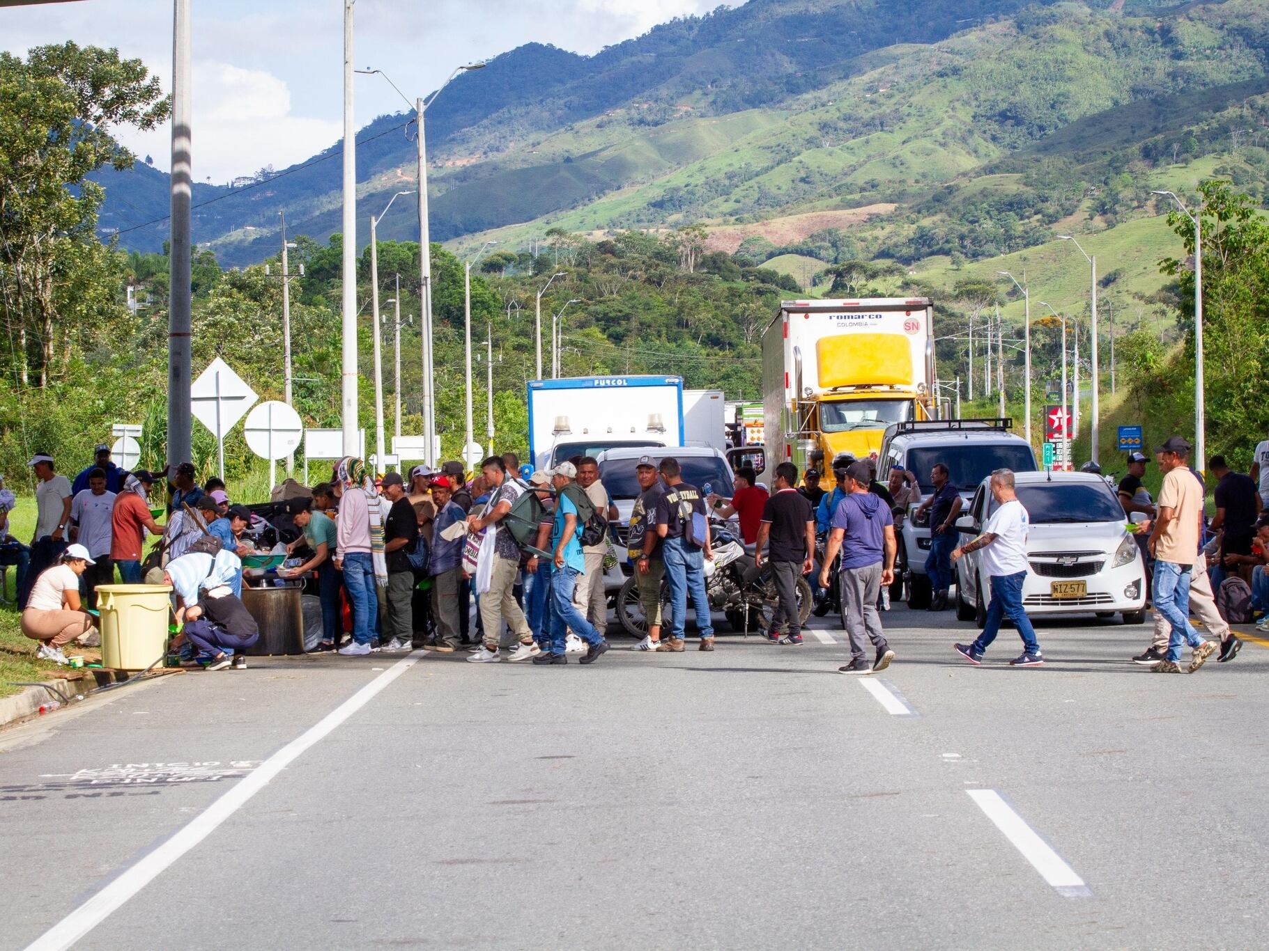 Protesta minera en Nordeste- foto tomada de PubliNordeste