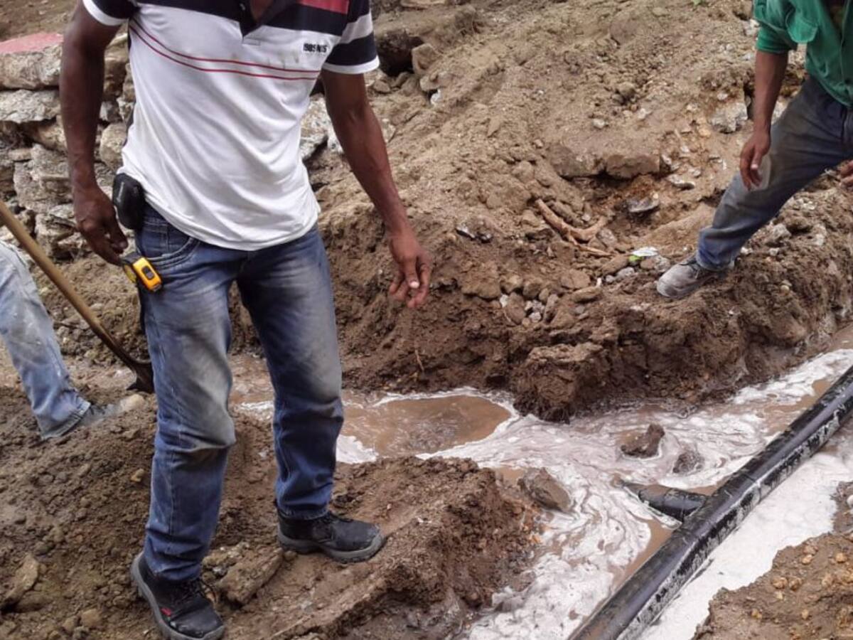 Fuga de agua deja sin servicio de acueducto 21 barrios de Sincelejo