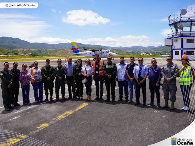 Ocaña busca fortalecer su conectividad aérea: aerolínea plantea vuelos diarios si aumenta la demanda. / Foto: Alcaldía de Ocaña.