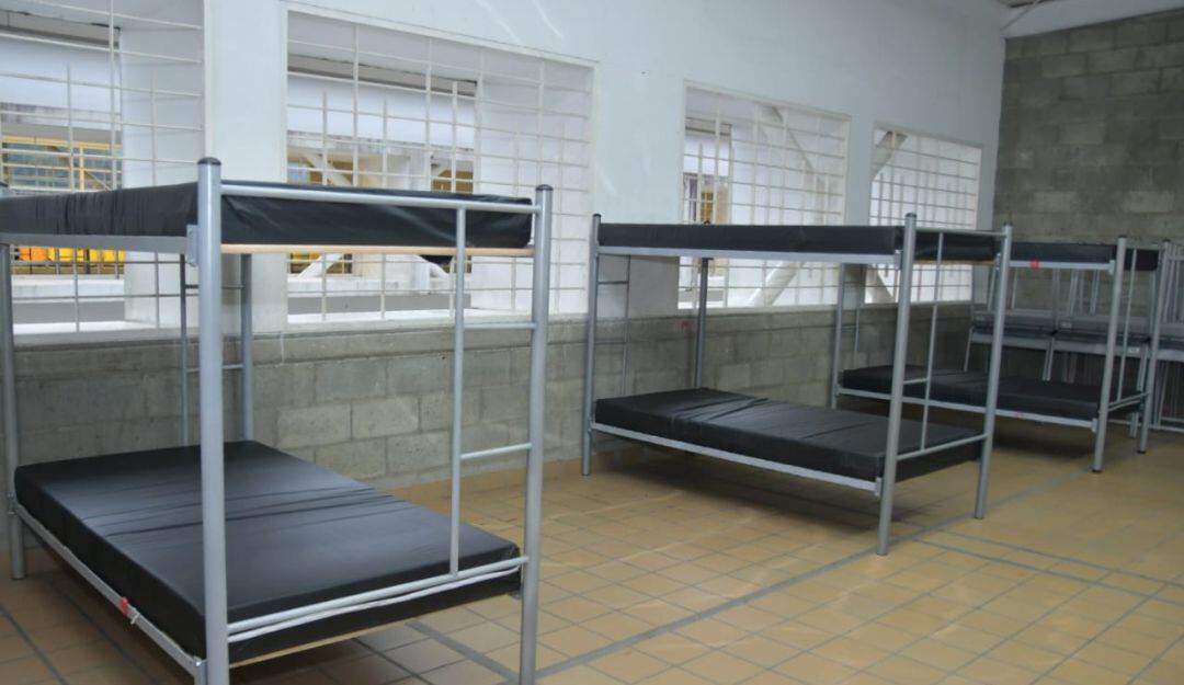 IE Juana de Caicedo y Cuero, albergue temporal