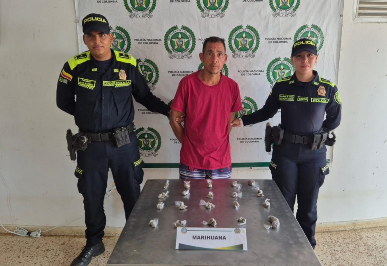 Capturados dos presuntos expendedores en Mahates, Bolívar