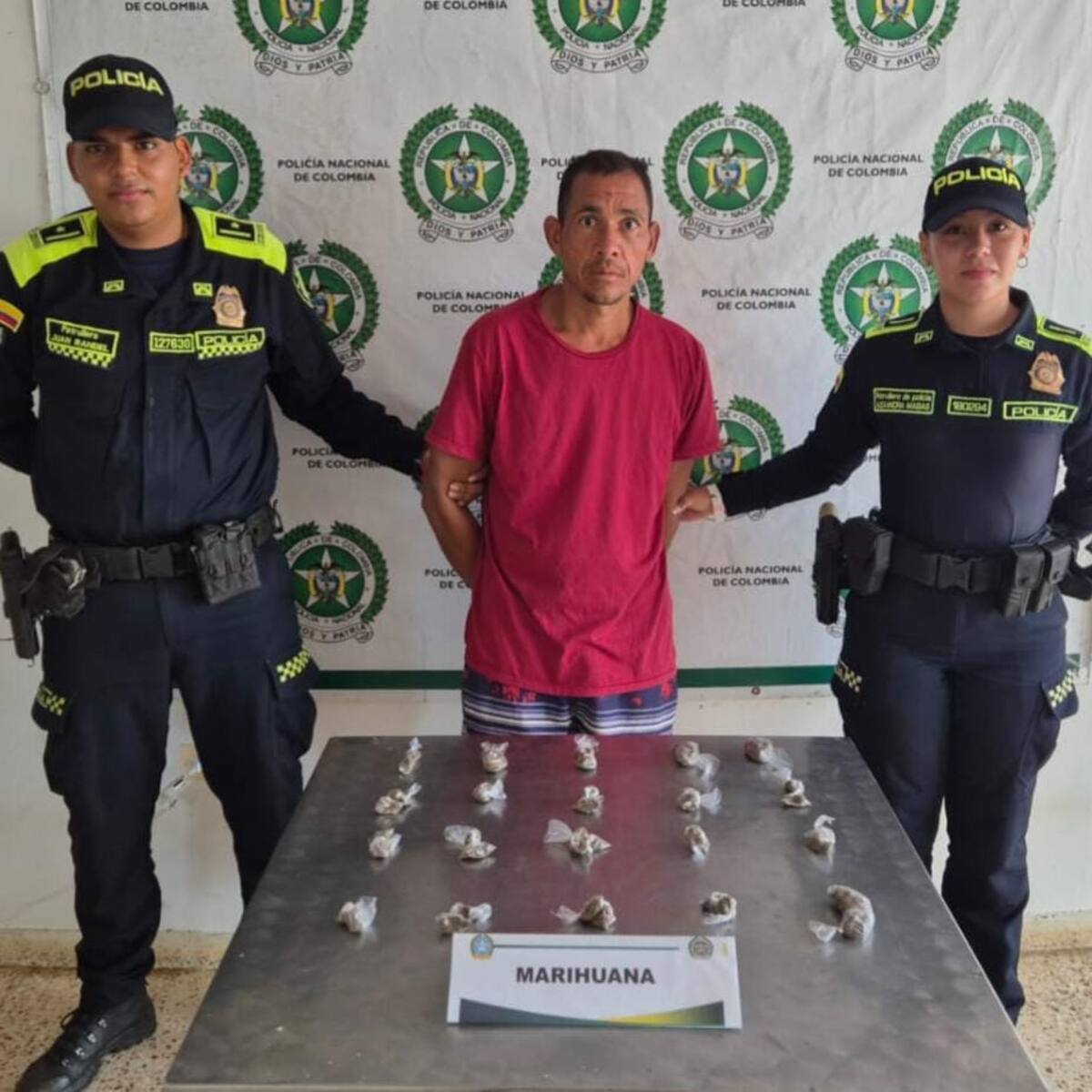 Capturados dos presuntos expendedores en Mahates, Bolívar