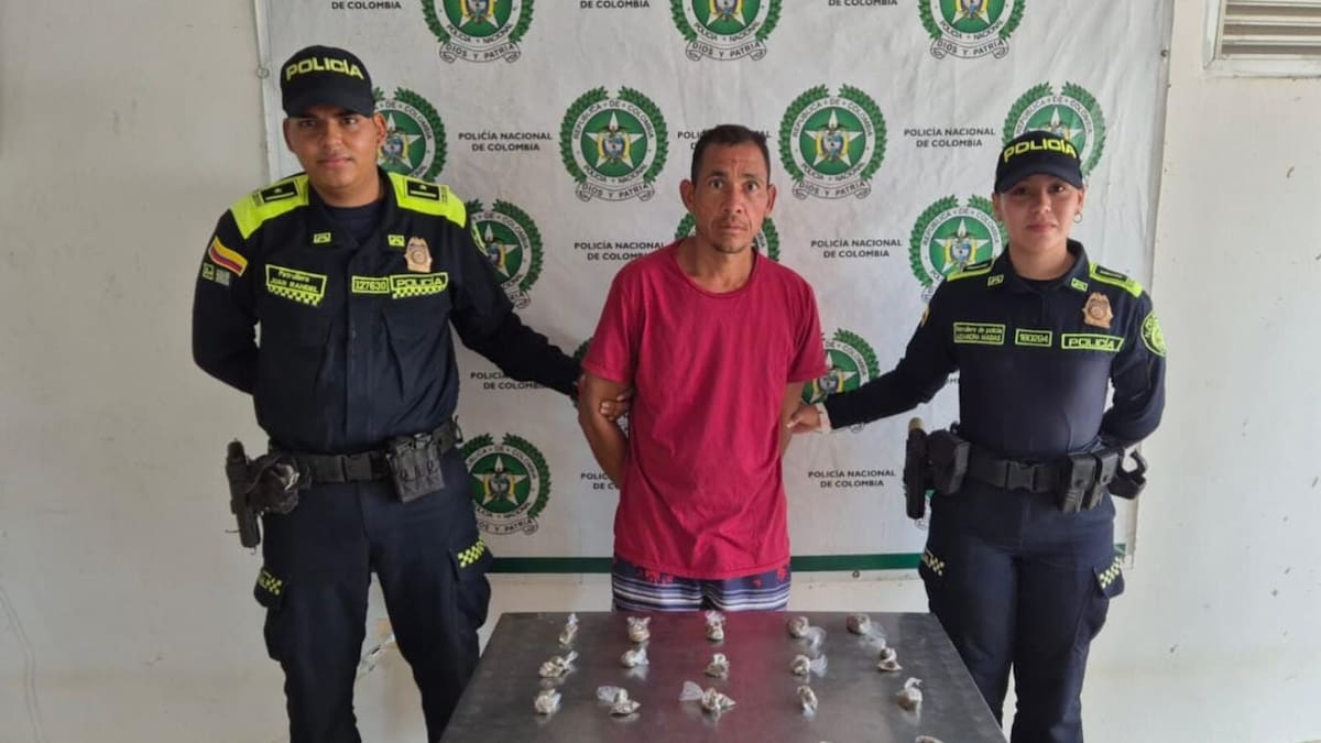 Capturados dos presuntos expendedores en Mahates, Bolívar